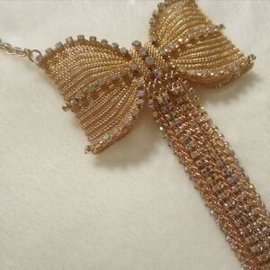Betsey Johnson Bow Necklace